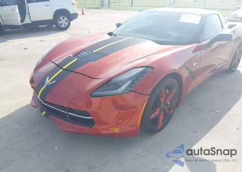 2015 Chevrolet Corvette Stingray Z51 z USA, uszkodzony, nr VIN 1G1YL2D77F5108522